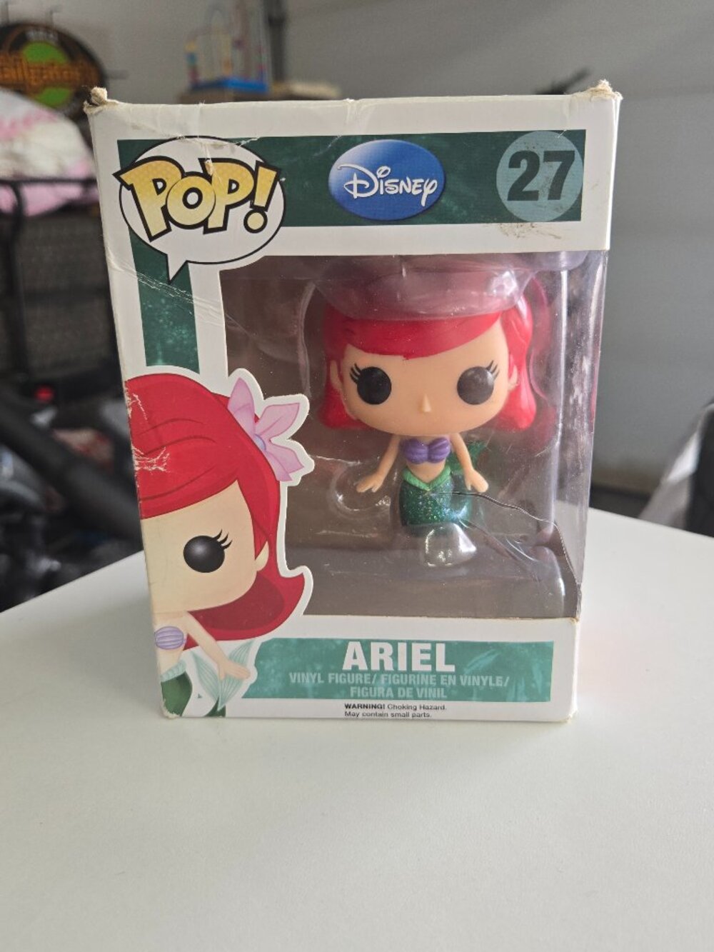 Funko Pop Disney The Little Mermaid Ariel Glitter #27 Vinyl Figure | Size OS